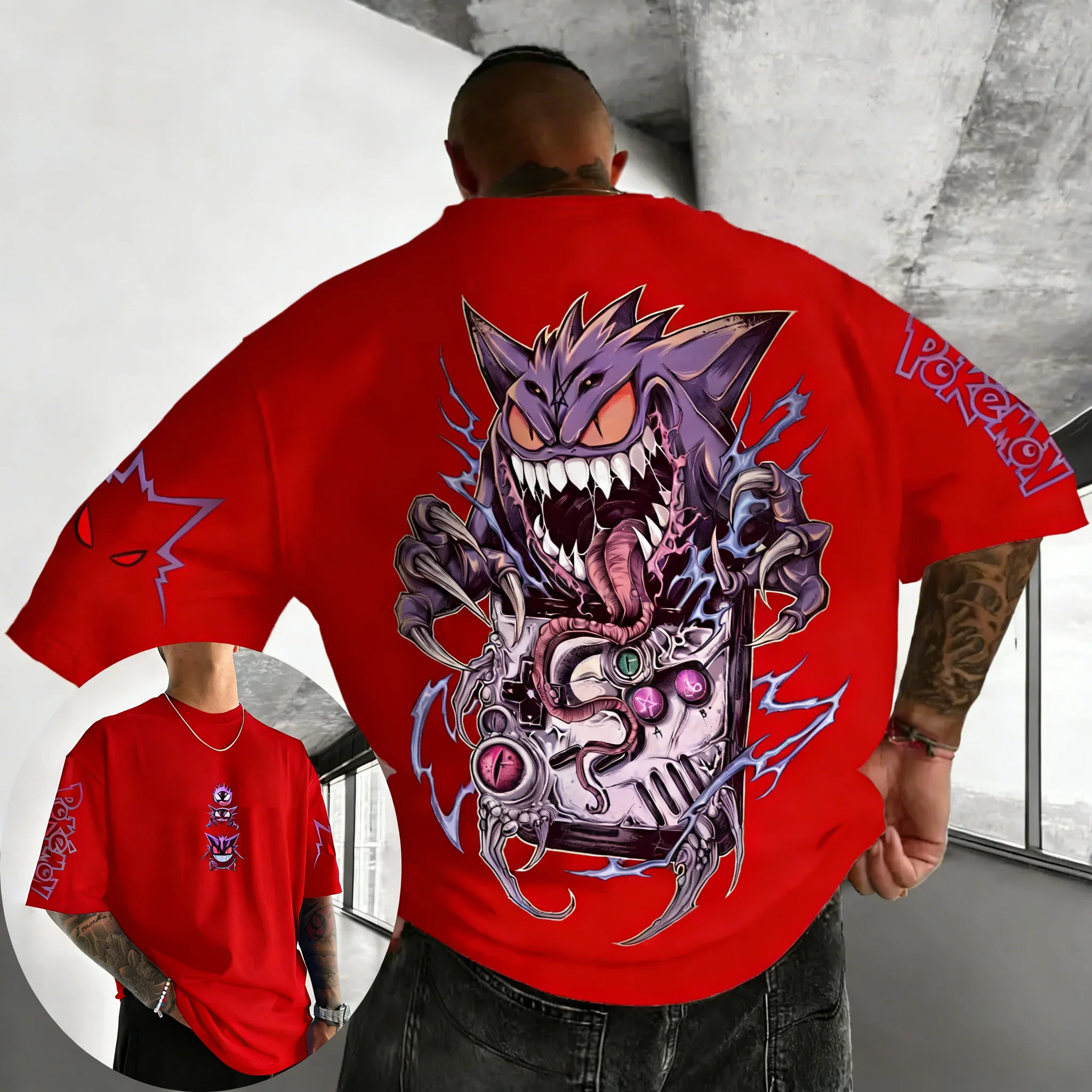 Pokemon  Game Gengar Co Brande - Summer Games Clothing Brand ulasan dan harga