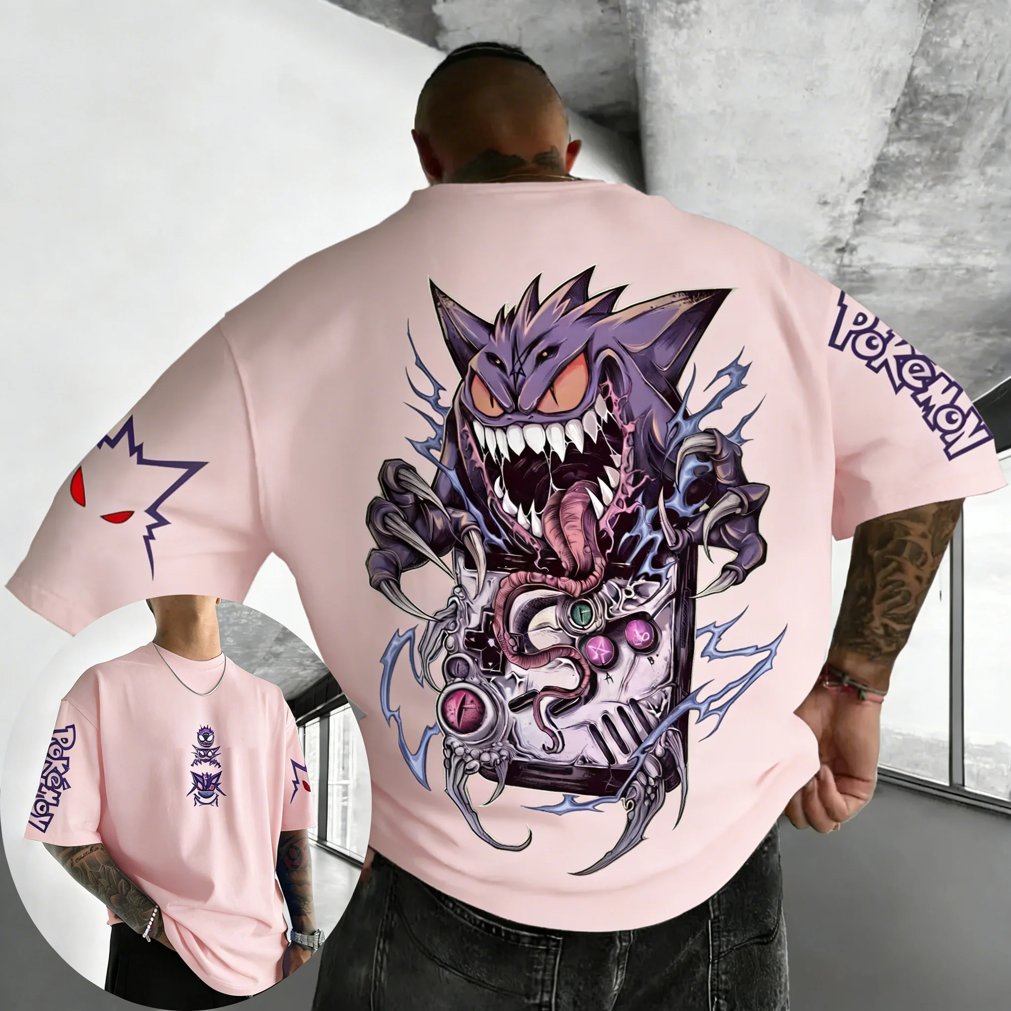 Pokemon  Game Gengar Co Brande - Summer Games Clothing Brand ulasan dan harga