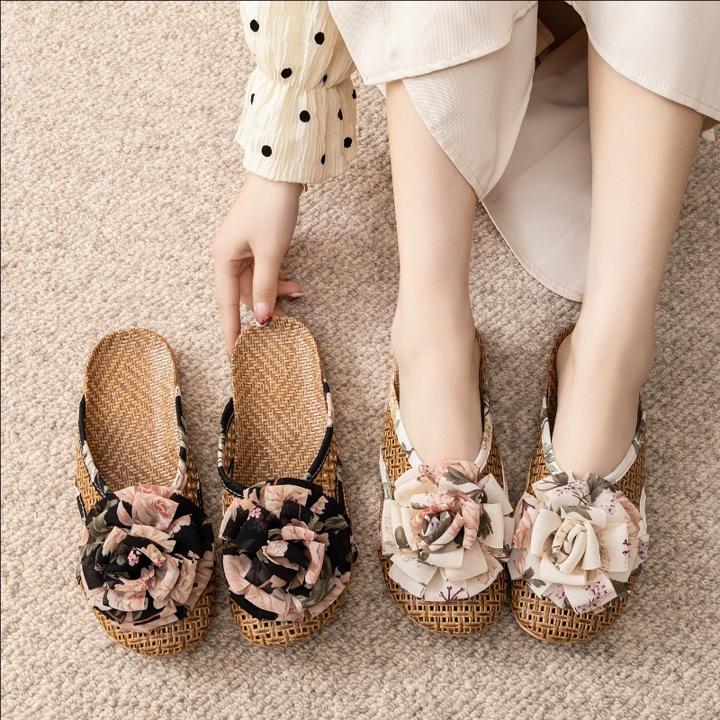 Summer Rattan Floor Slippers F - Summer Cloth ulasan dan harga