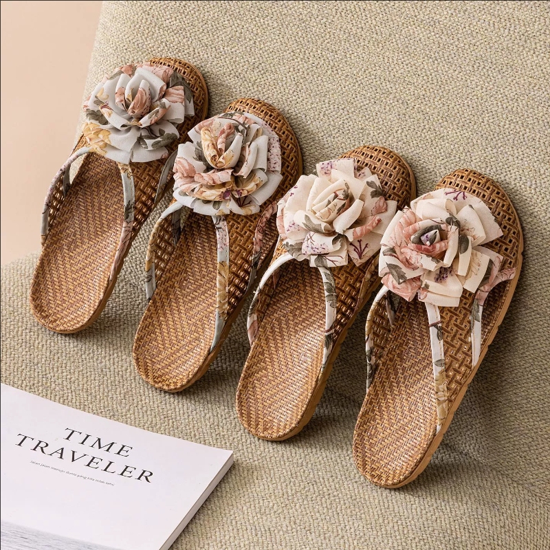 Summer Rattan Floor Slippers F - Summer Cloth ulasan dan harga