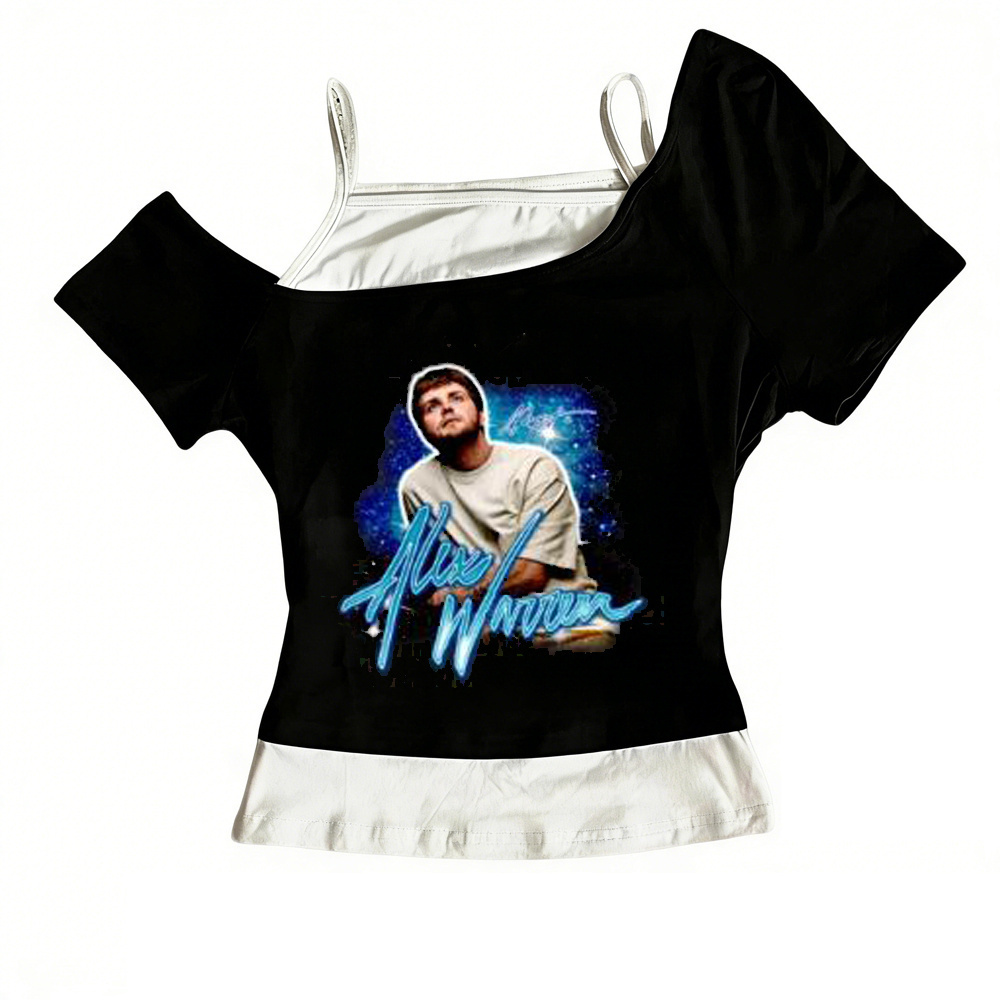 Alex Warren shirt teen streetw - Summer Grunge Clothing ulasan dan harga