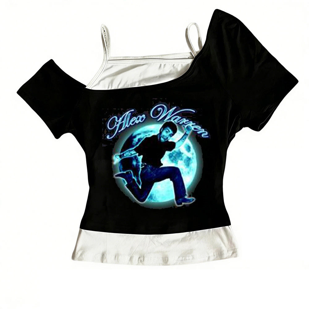Alex Warren shirt teen streetw - Summer Grunge Clothing ulasan dan harga