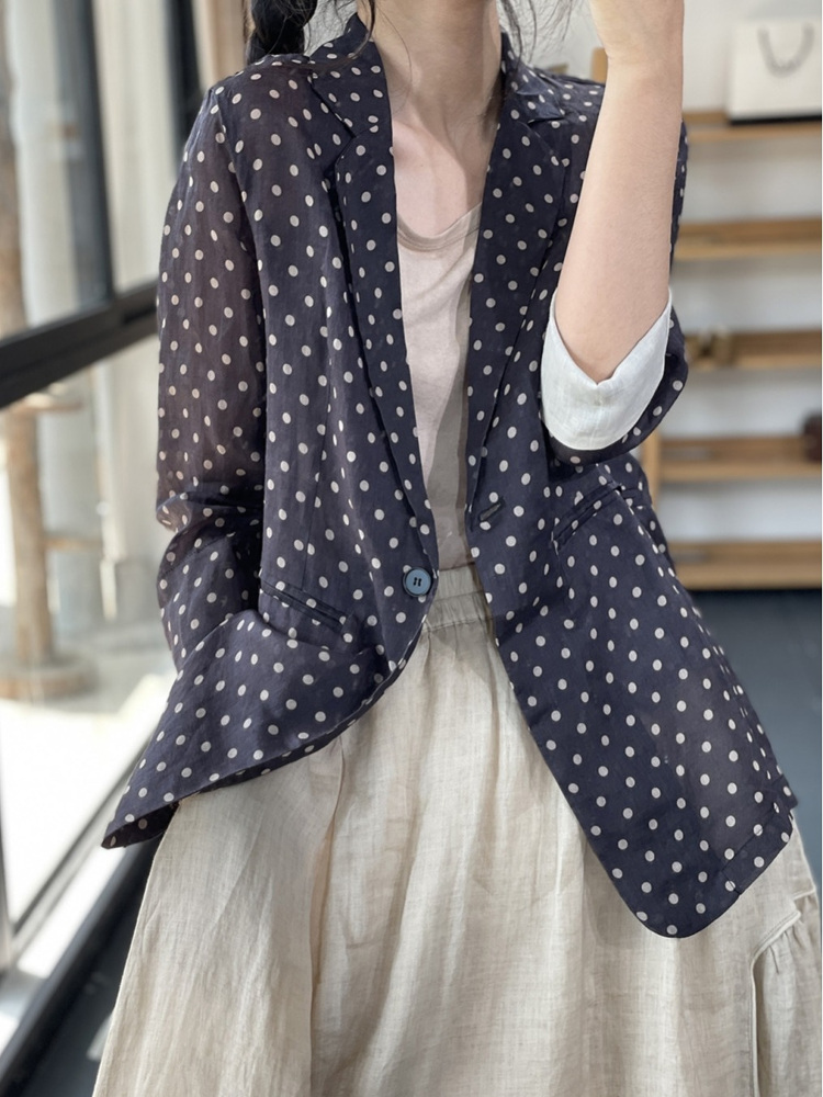 Fashionable Polka Dot Loose Su - Summer Clothing Brand Names ulasan dan harga