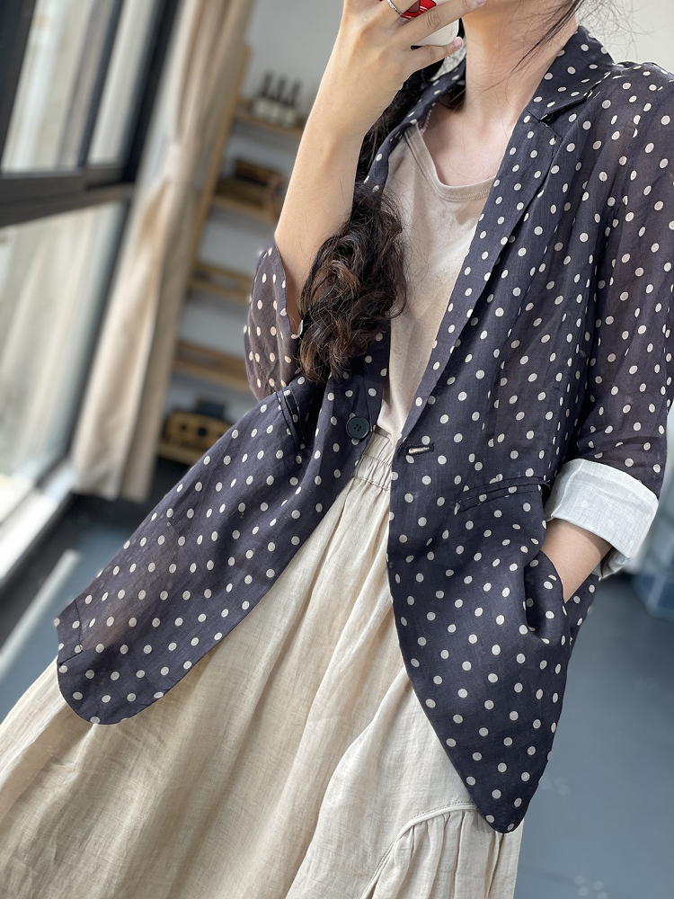 Fashionable Polka Dot Loose Su - Summer Clothing Brand Names ulasan dan harga