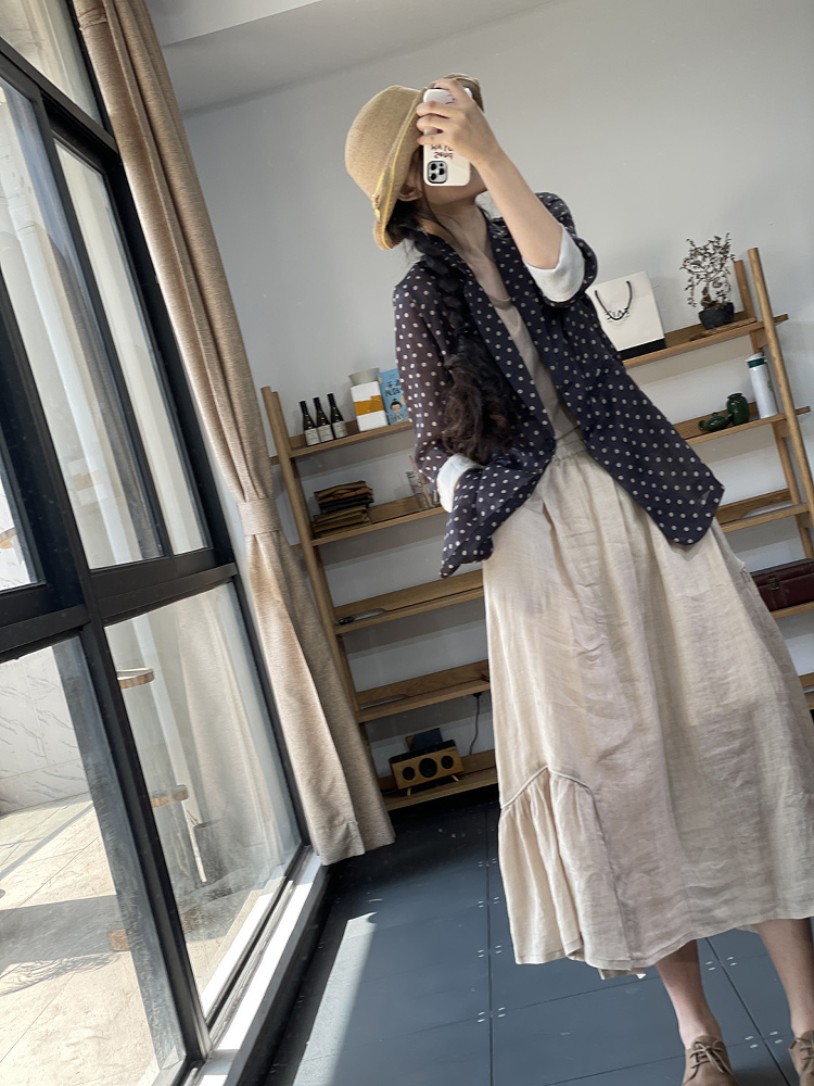 Fashionable Polka Dot Loose Su - Summer Clothing Brand Names ulasan dan harga