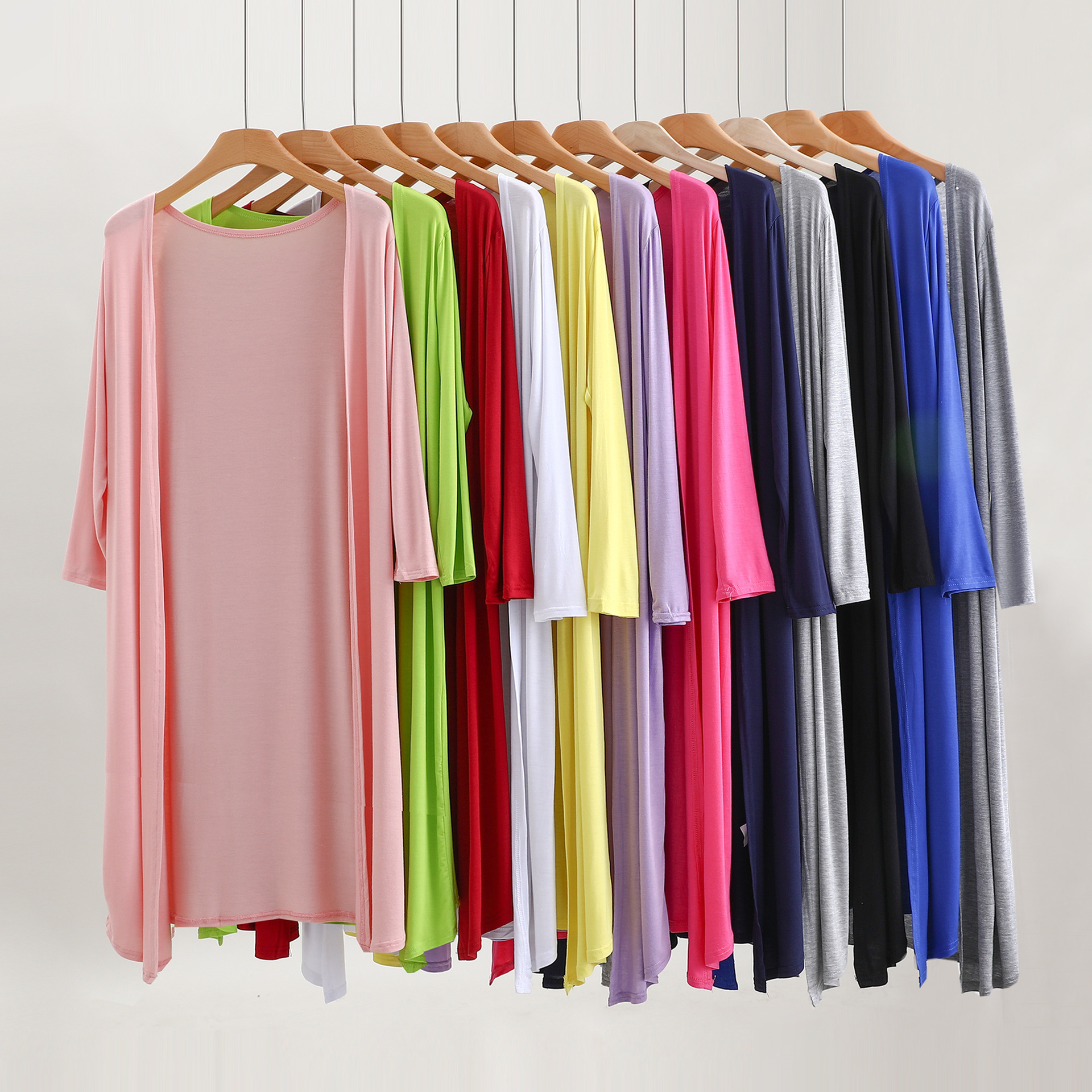 12 Colors Women Modal Long Car - Summer Clothing Colors ulasan dan harga