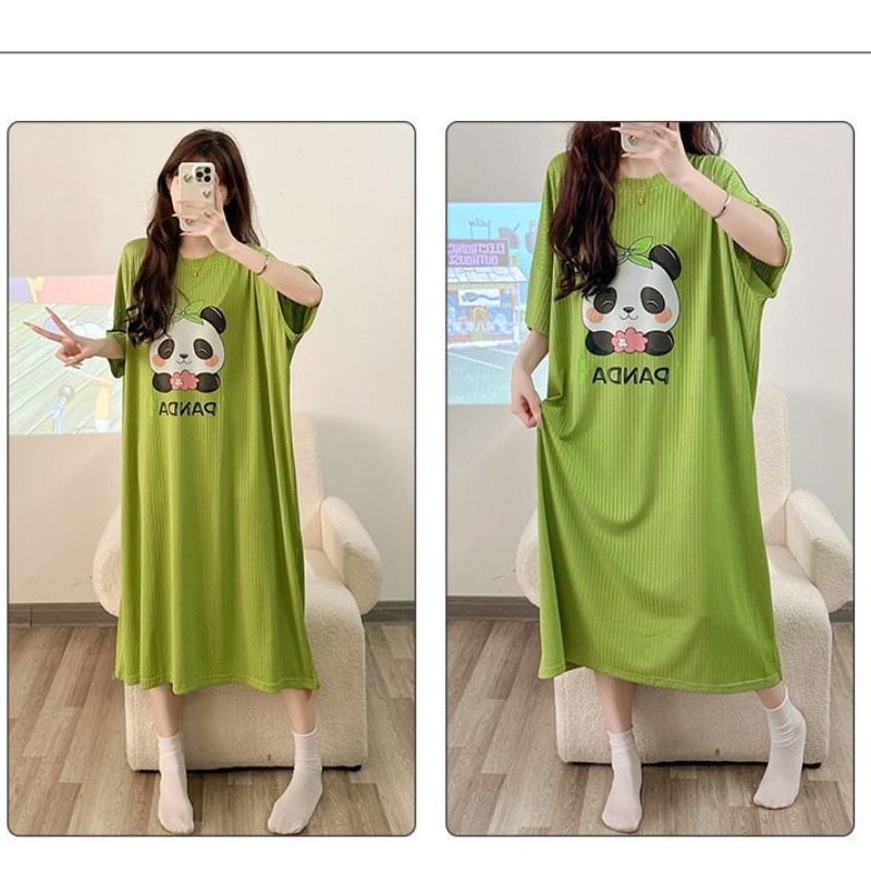 Plus Size Cartoon Sweet Pajama - Summer Clothing Korea ulasan dan harga
