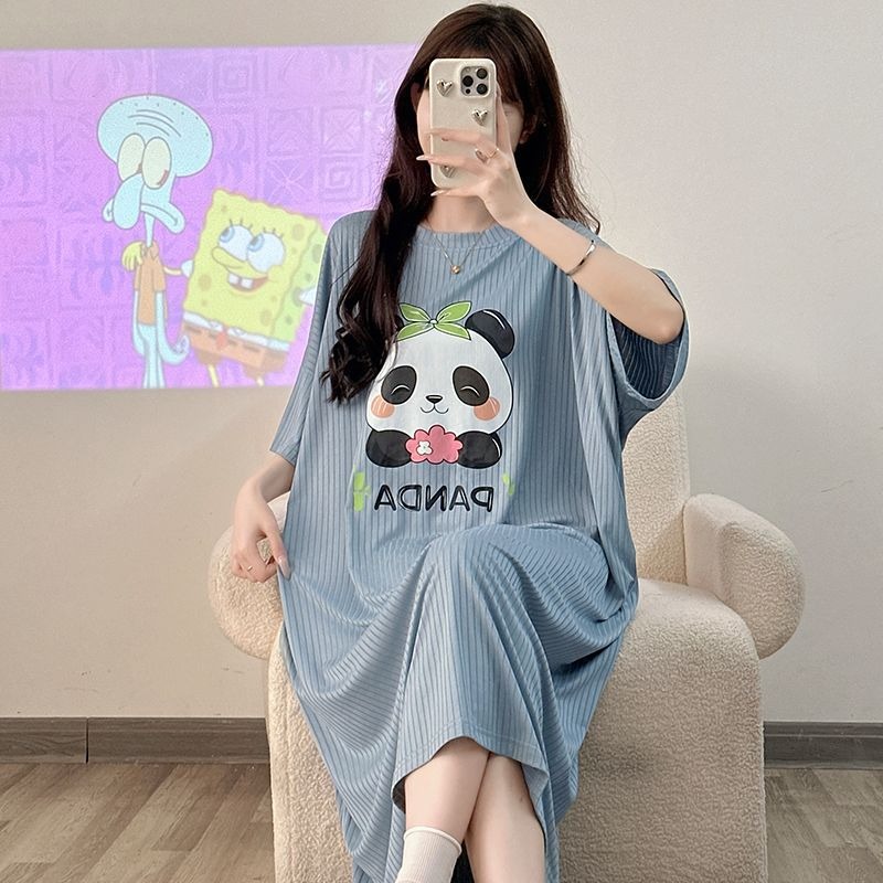 Plus Size Cartoon Sweet Pajama - Summer Clothing Korea ulasan dan harga