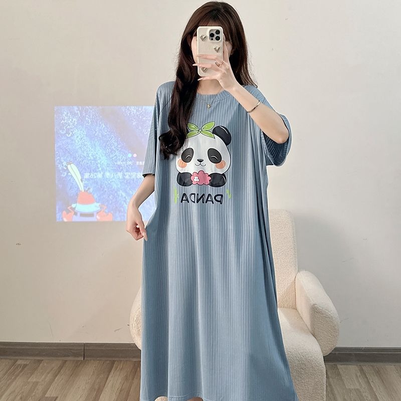 Plus Size Cartoon Sweet Pajama - Summer Clothing Korea ulasan dan harga