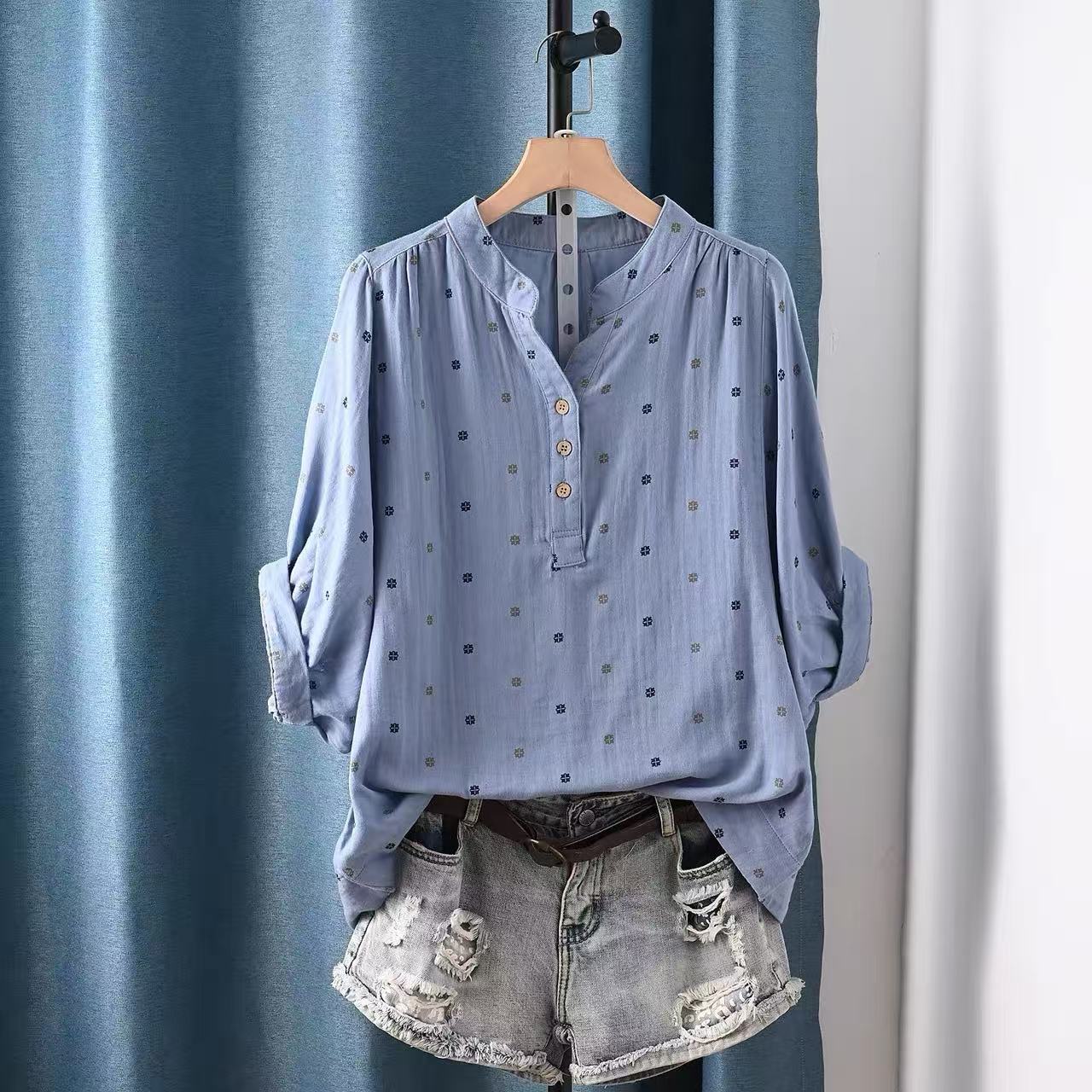 2026 Women's blouse women Japa - Summer Clothing In Japan ulasan dan harga