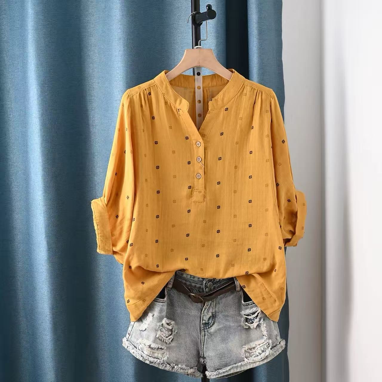 2026 Women's blouse women Japa - Summer Clothing In Japan ulasan dan harga