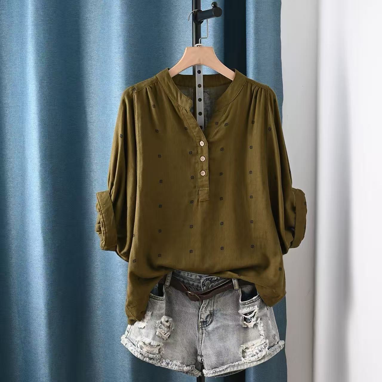 2026 Women's blouse women Japa - Summer Clothing In Japan ulasan dan harga