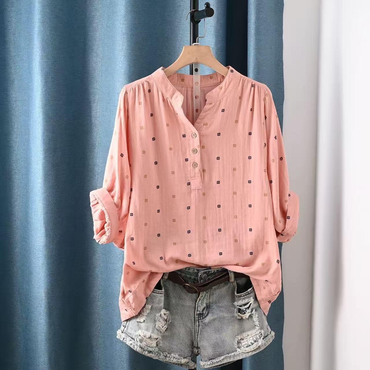 2026 Women's blouse women Japa - Summer Clothing In Japan ulasan dan harga