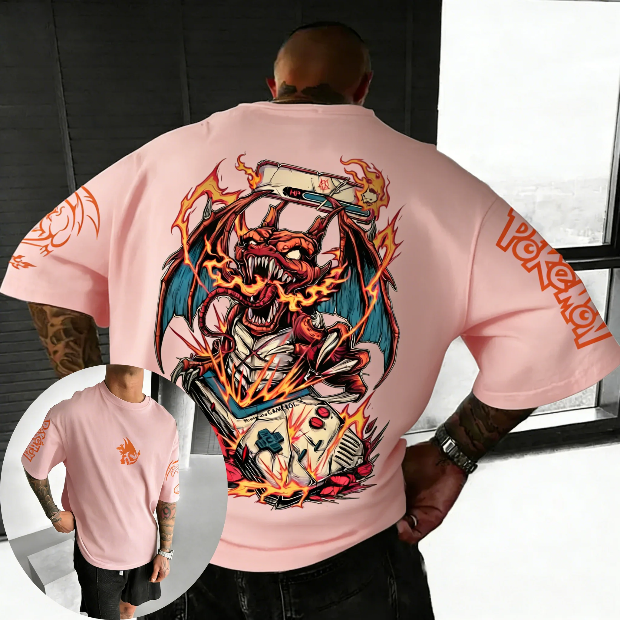 Pokemon  Game Charizard Co Bra - Summer Games Clothing Brand ulasan dan harga