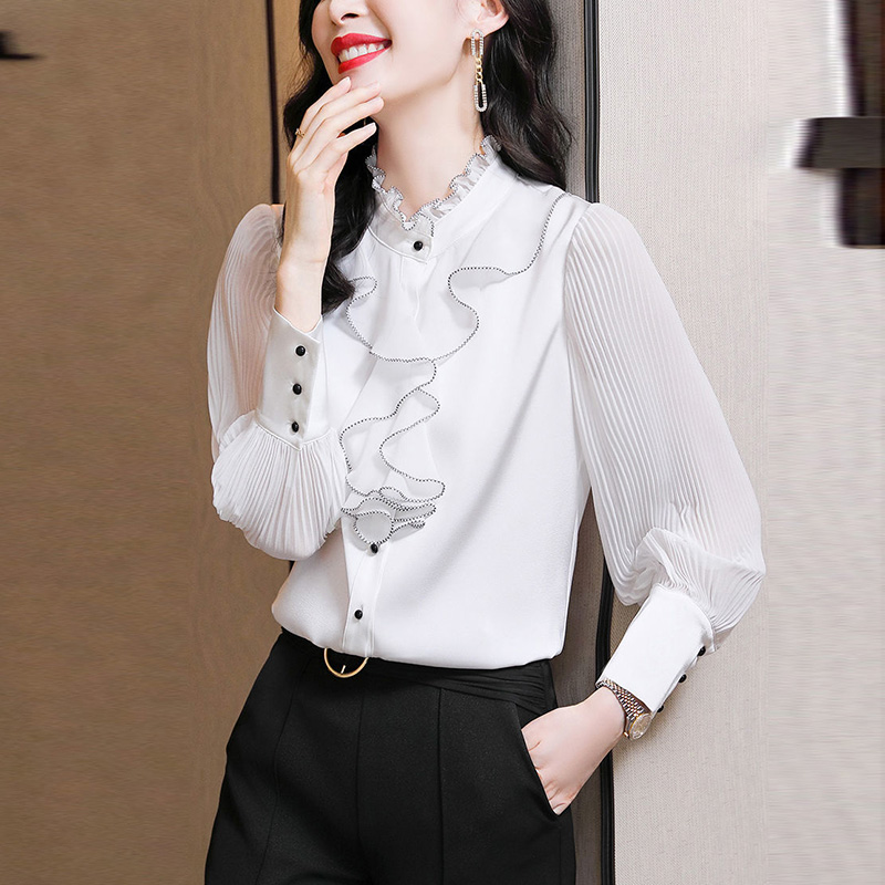 Premium Black Ruffled Straight - Summer Clothing Colors ulasan dan harga