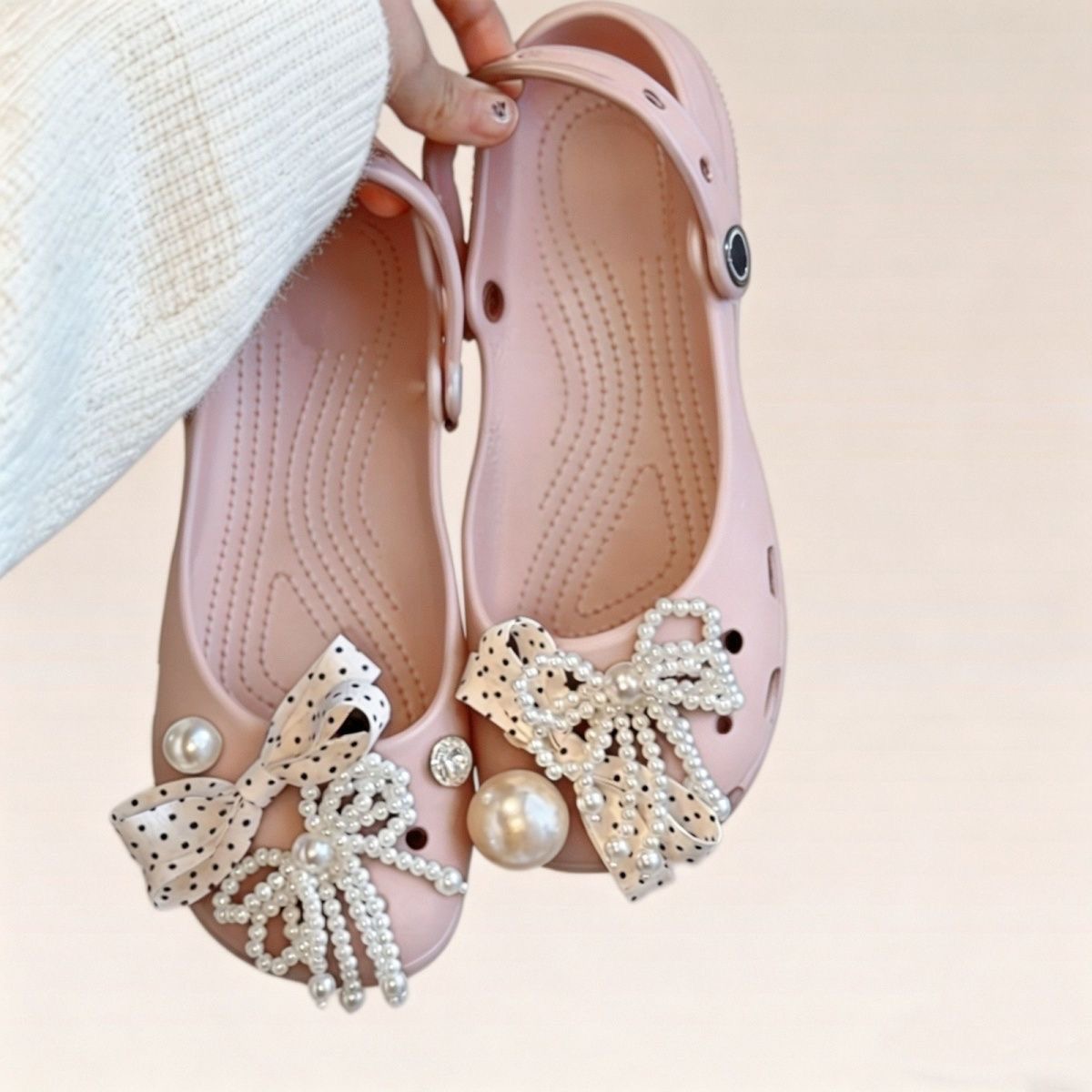 Korean Polka Dot Bowkot Ballet - Summer Clothing Korea ulasan dan harga