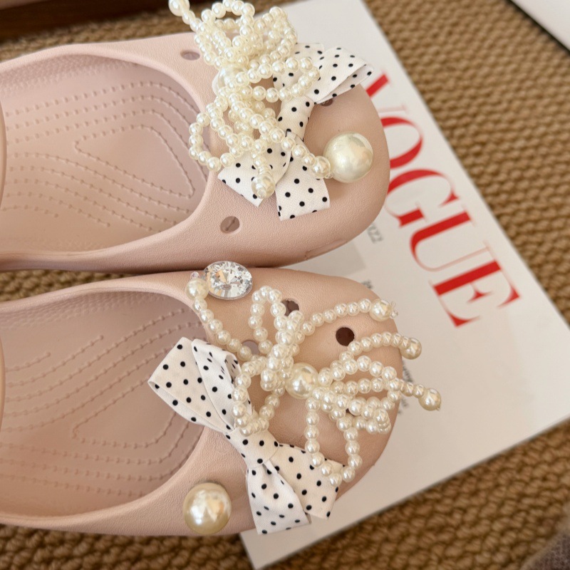 Korean Polka Dot Bowkot Ballet - Summer Clothing Korea ulasan dan harga