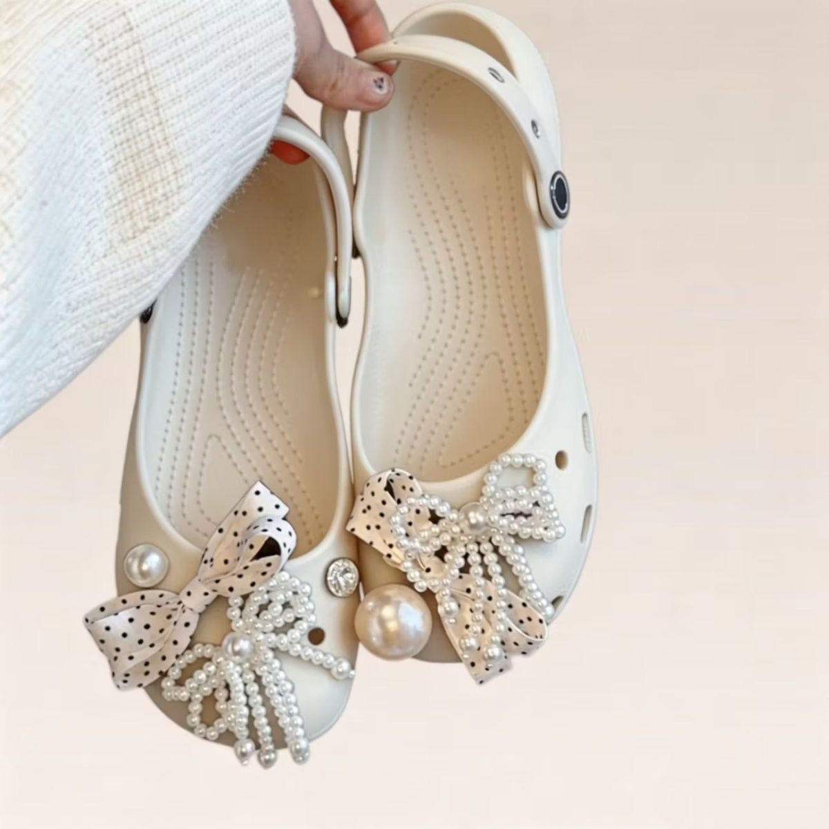 Korean Polka Dot Bowkot Ballet - Summer Clothing Korea ulasan dan harga