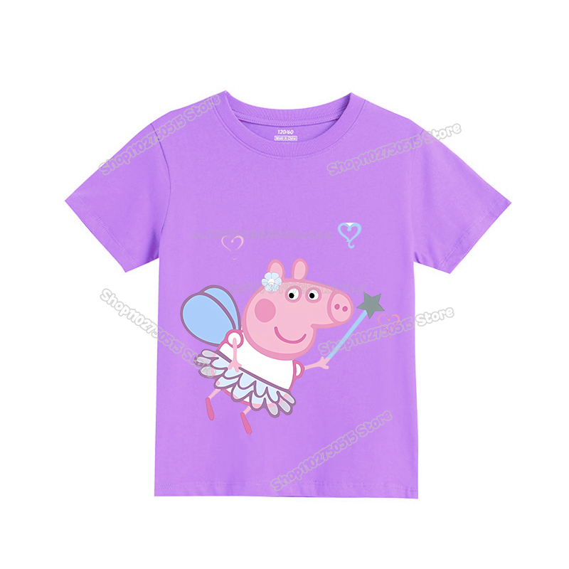 Peppas Pig Girl T Shirt George - Summer Clothing Kids Boys ulasan dan harga