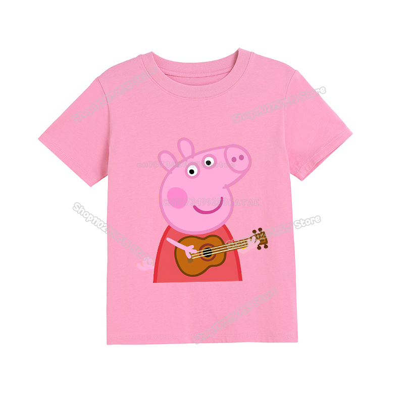 Peppas Pig Girl T Shirt George - Summer Clothing Kids Boys ulasan dan harga