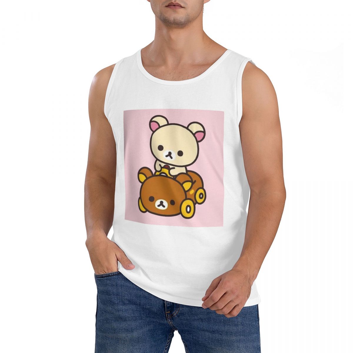 100% Cotton Korilakkuma Drivin - Summer Clothing Drive ulasan dan harga