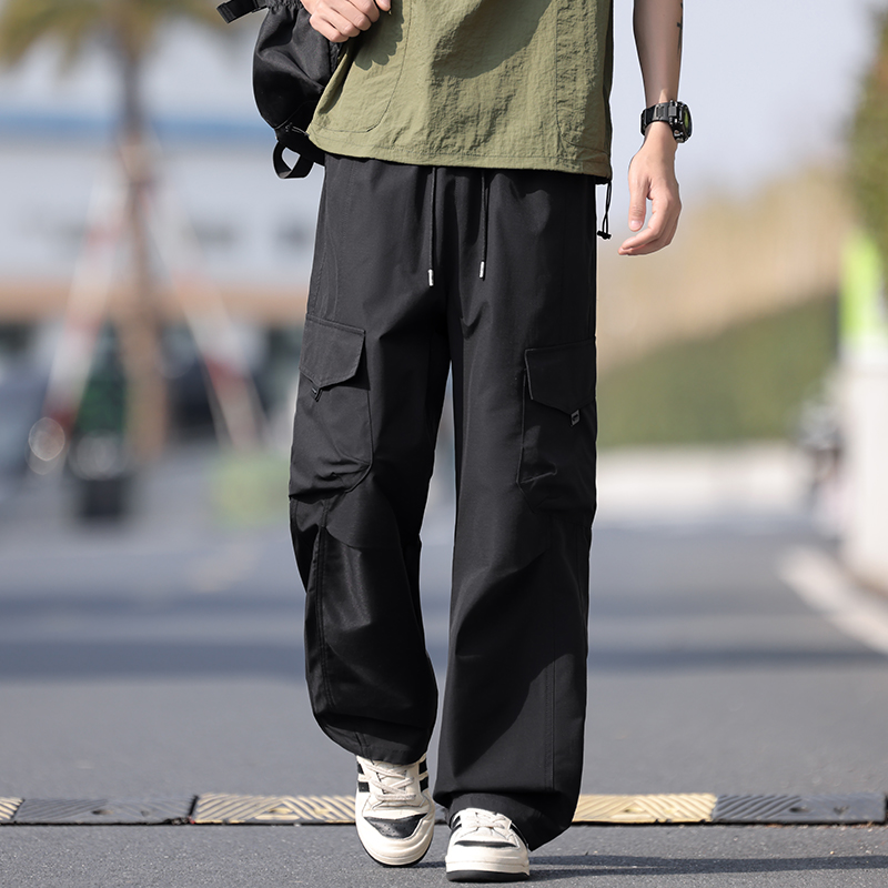 Streetwear Men's Baggy Cargo P - Summer Clothing Work ulasan dan harga