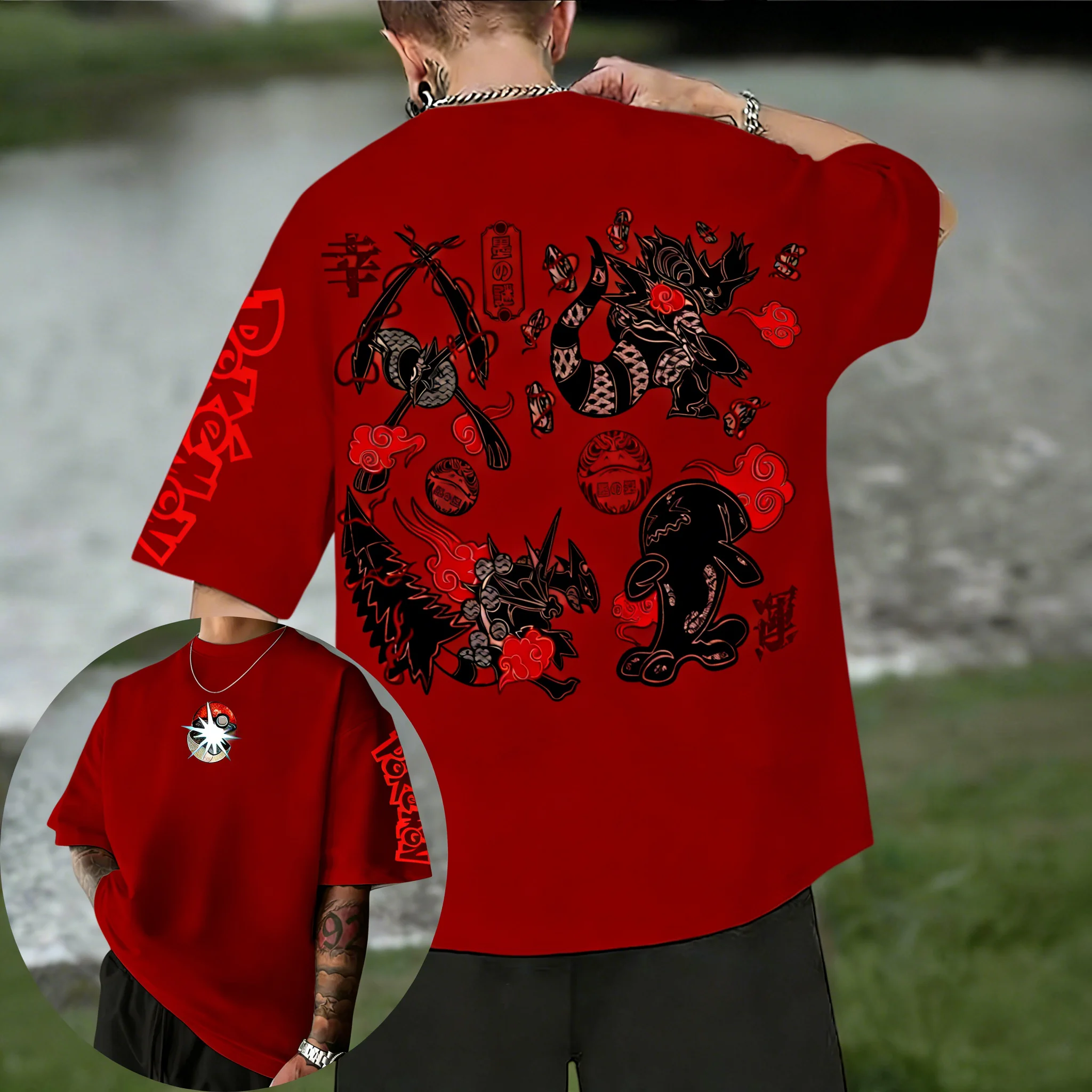 Pokemon  Mobile Game Co Brande - Summer Games Clothing Brand ulasan dan harga