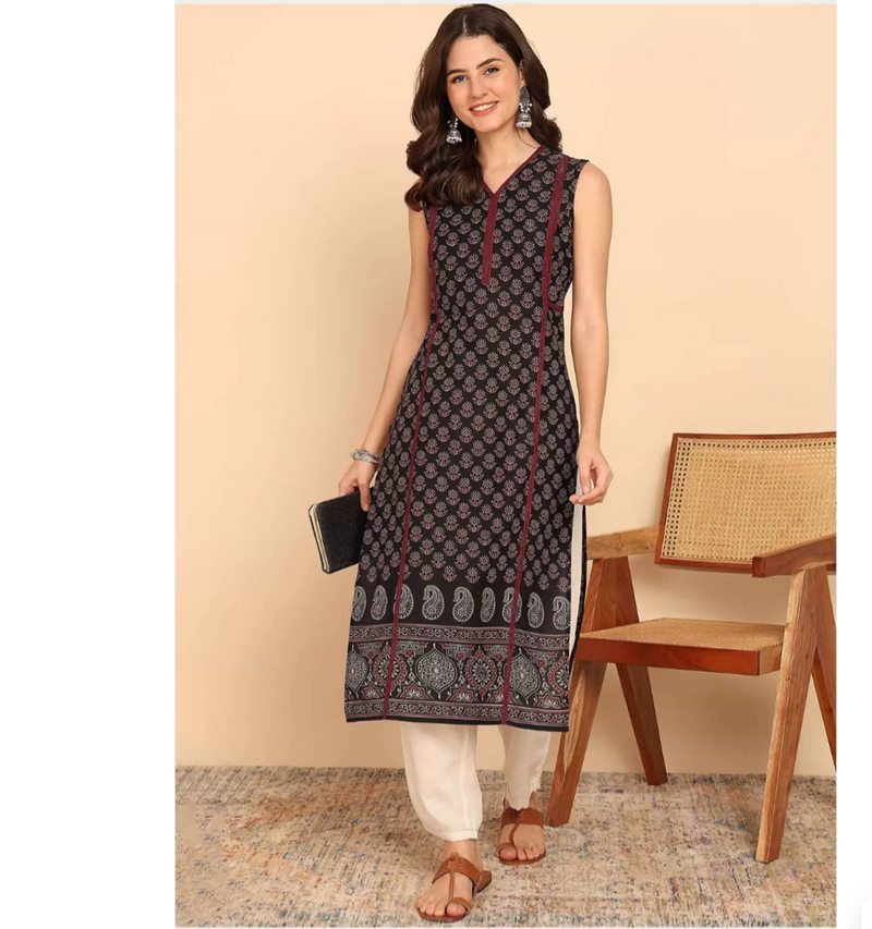 Indian ethnic style printed pu - Summer Clothing Pakistan ulasan dan harga