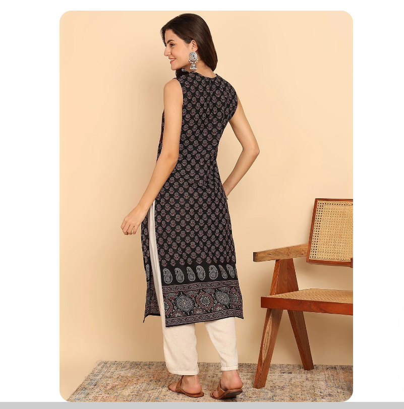 Indian ethnic style printed pu - Summer Clothing Pakistan ulasan dan harga
