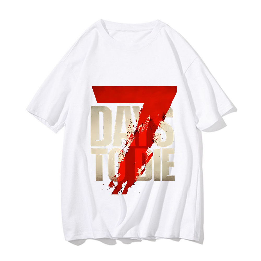 7 Days To Die Hot Game Mens Sh - Summer Games Clothing Brand ulasan dan harga