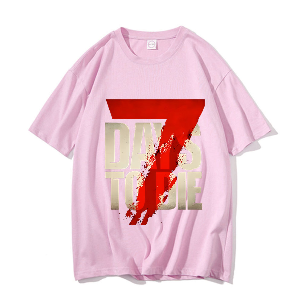 7 Days To Die Hot Game Mens Sh - Summer Games Clothing Brand ulasan dan harga