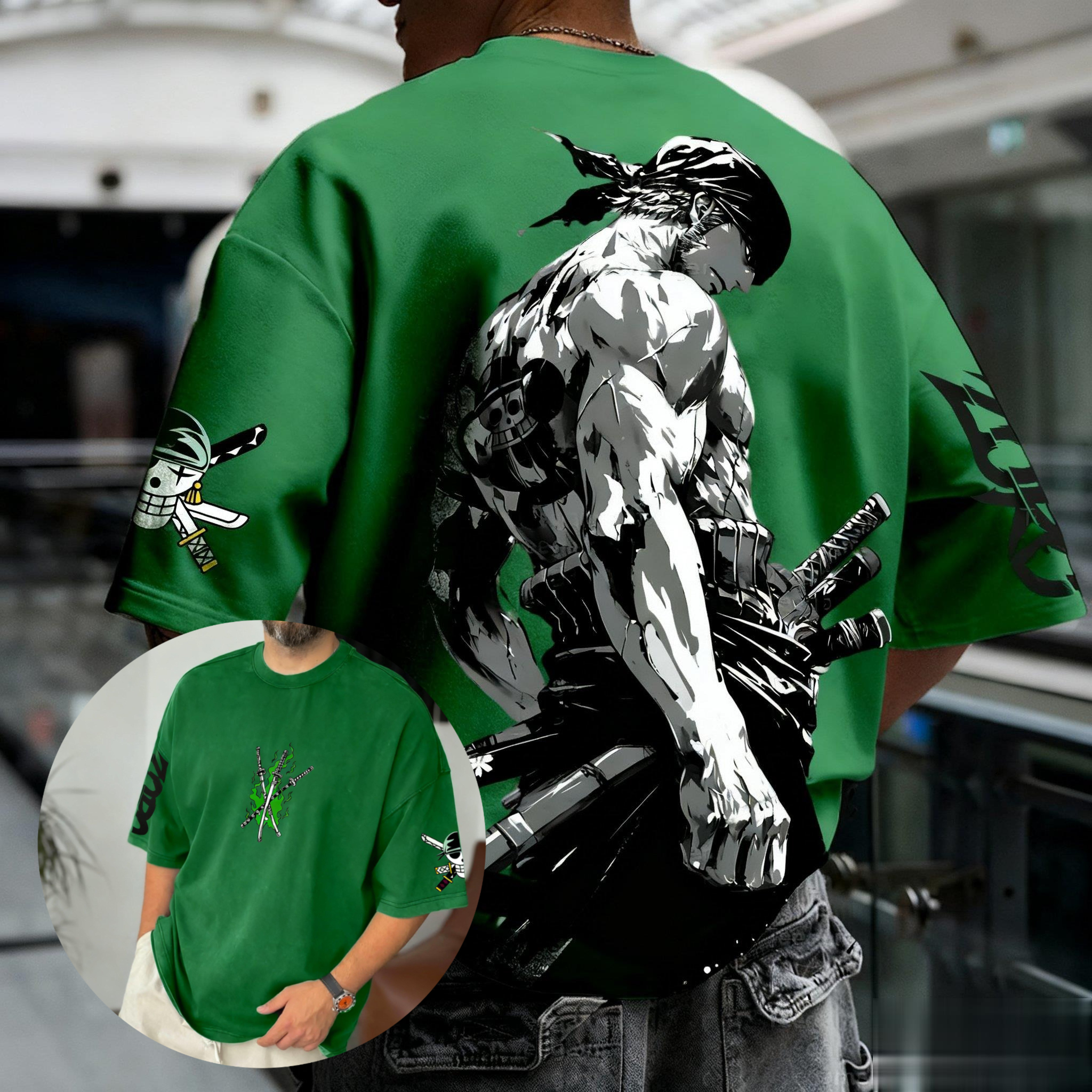 Summer Y2k Anime One Piece Zor - Summer Clothing Men 2025 ulasan dan harga