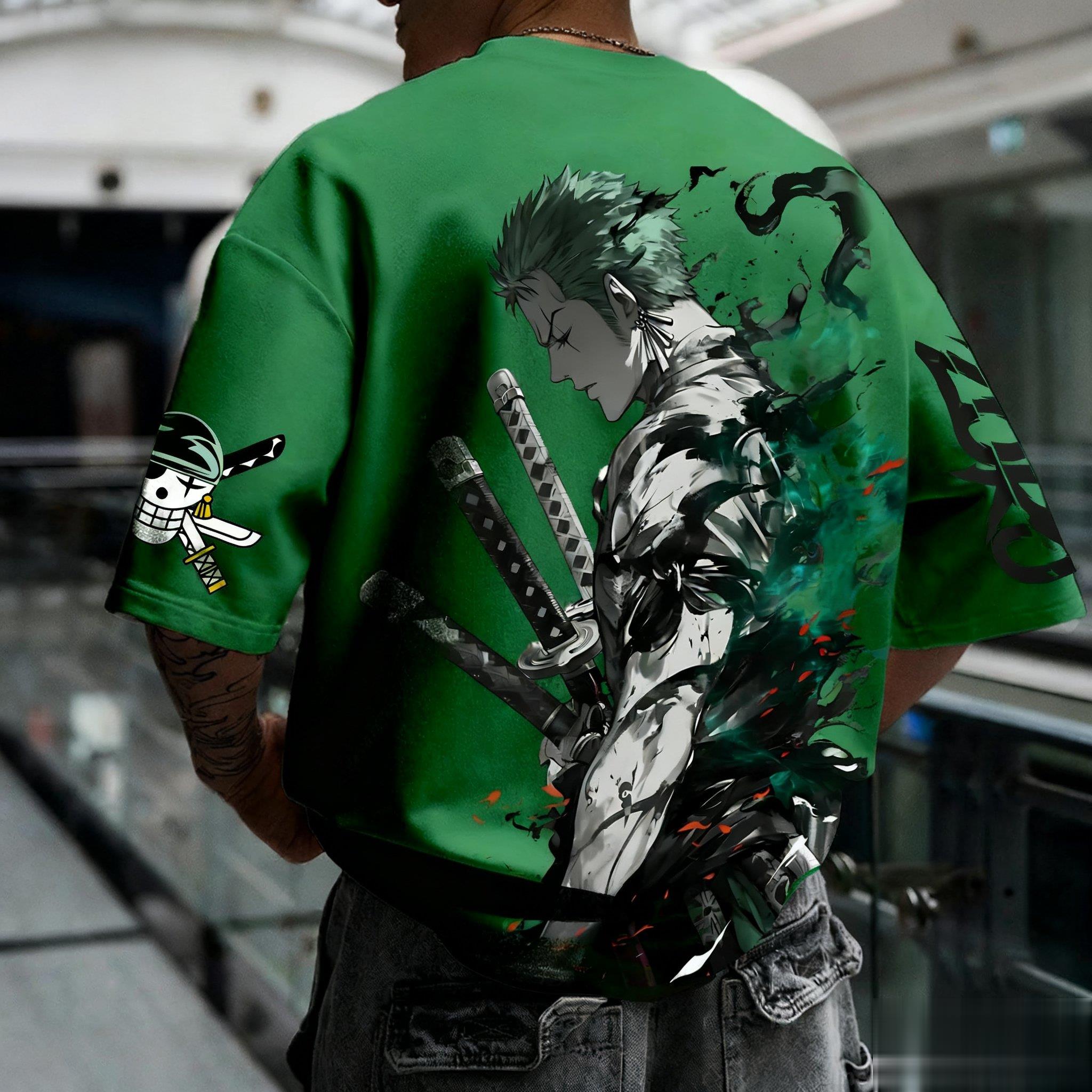 Summer Y2k Anime One Piece Zor - Summer Clothing Men 2025 ulasan dan harga