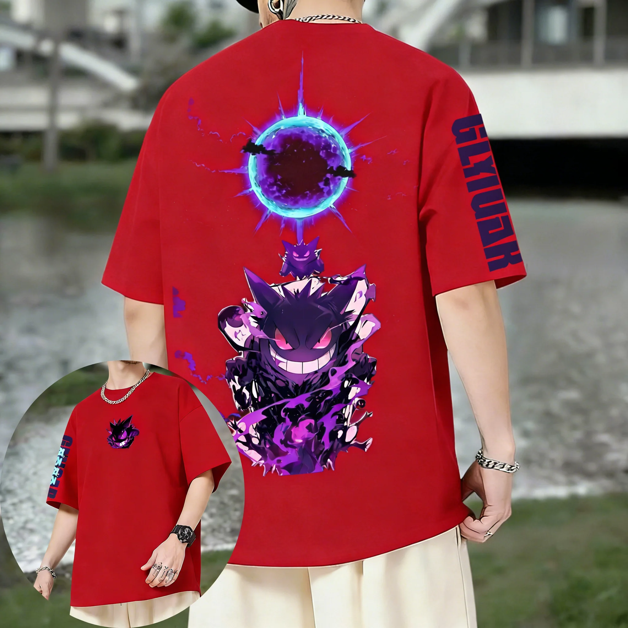 Pokemon  Games Gengar Co Brand - Summer Games Clothing Brand ulasan dan harga