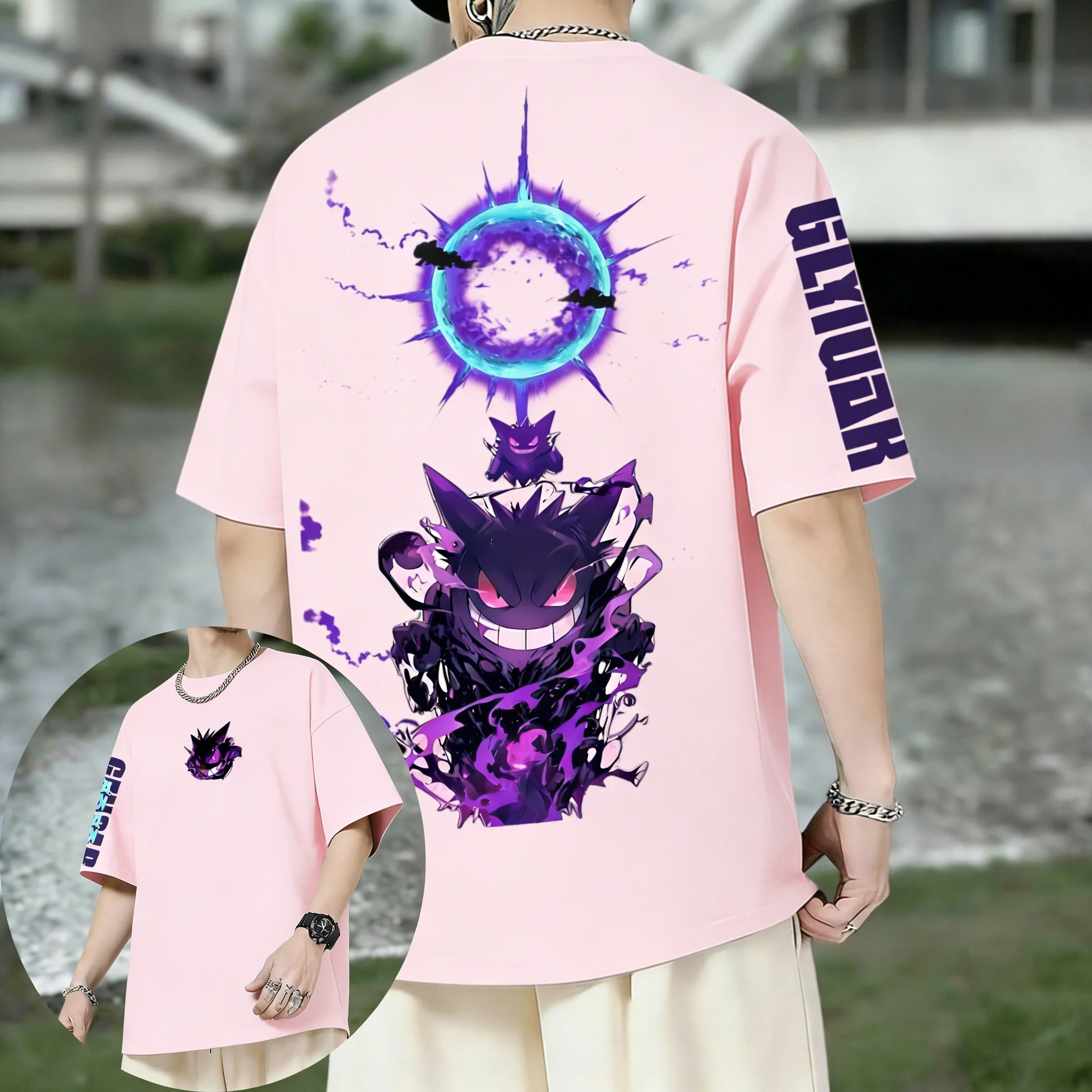 Pokemon  Games Gengar Co Brand - Summer Games Clothing Brand ulasan dan harga
