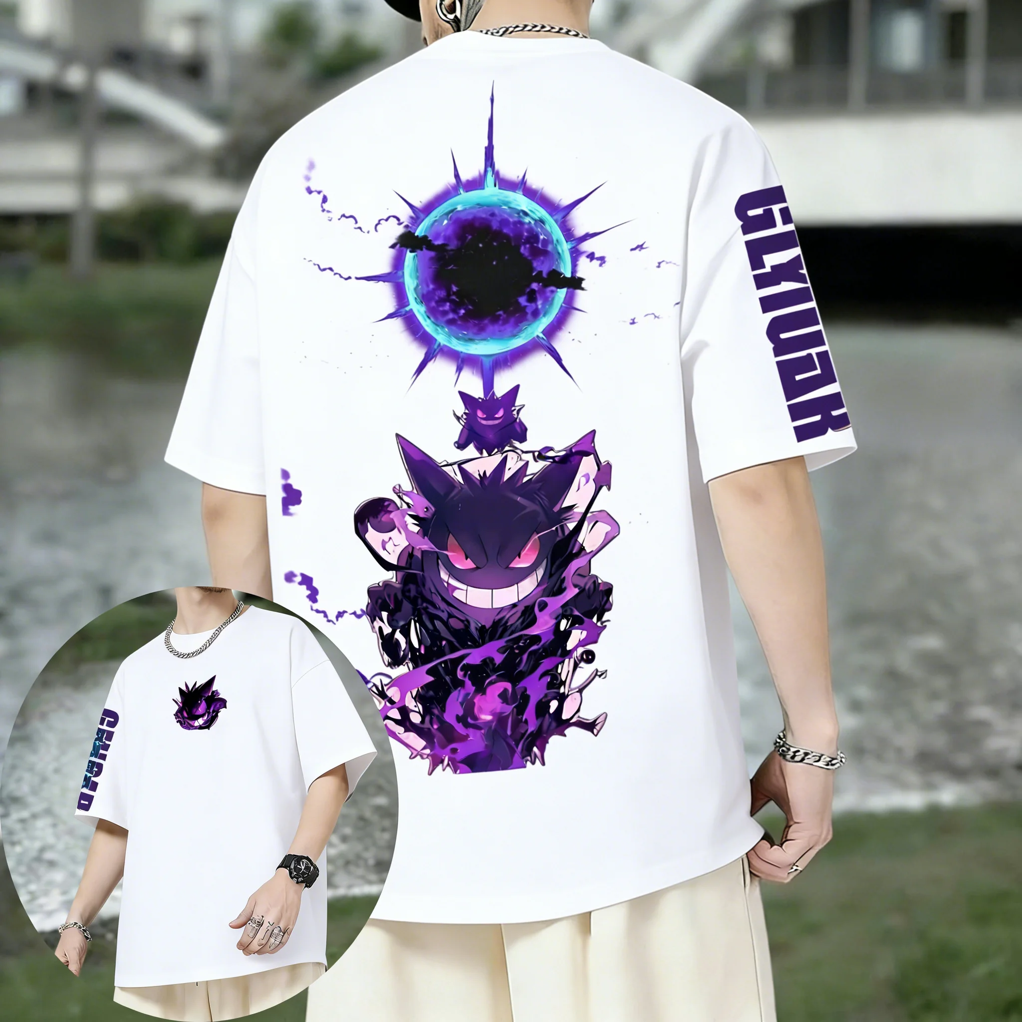 Pokemon  Games Gengar Co Brand - Summer Games Clothing Brand ulasan dan harga