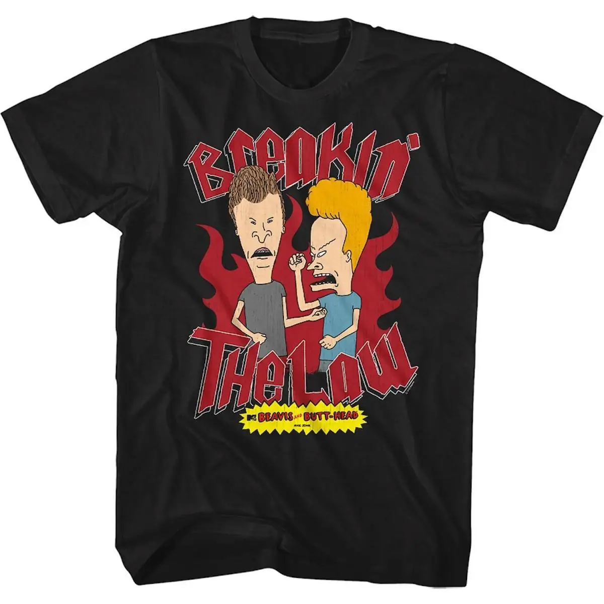 1993 Animated Cartoon Beavis a - Summer Grunge Clothing ulasan dan harga